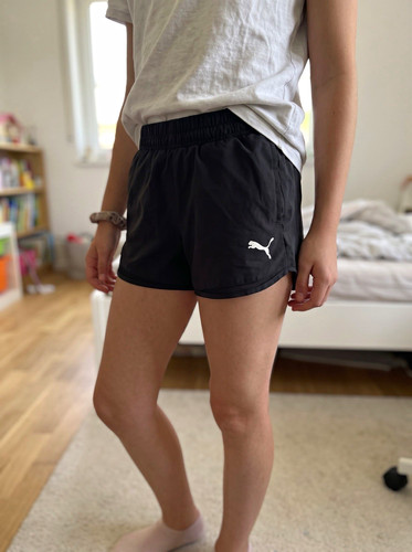 Puma sportshorts schwarz mesh - puma,