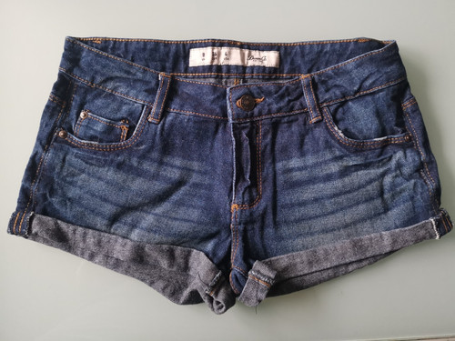 Blaue jeans shorts denim - jeans,