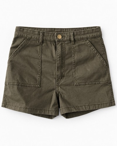 Utility shorts khaki oliv - h&m,