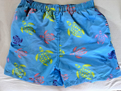 Badeshorts badehose blau mit - blau,